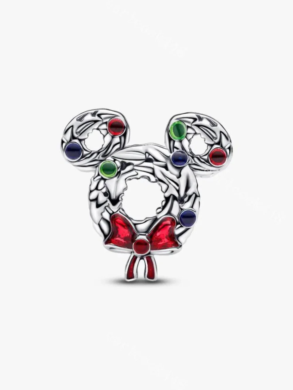 Disney Mickey Mouse Christmas Wreath Charm